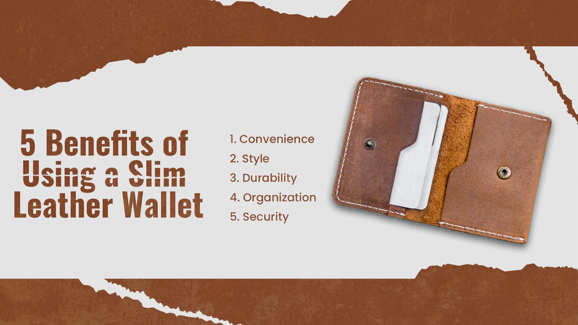 5 Benefits of Using a Slim Leather Wallet