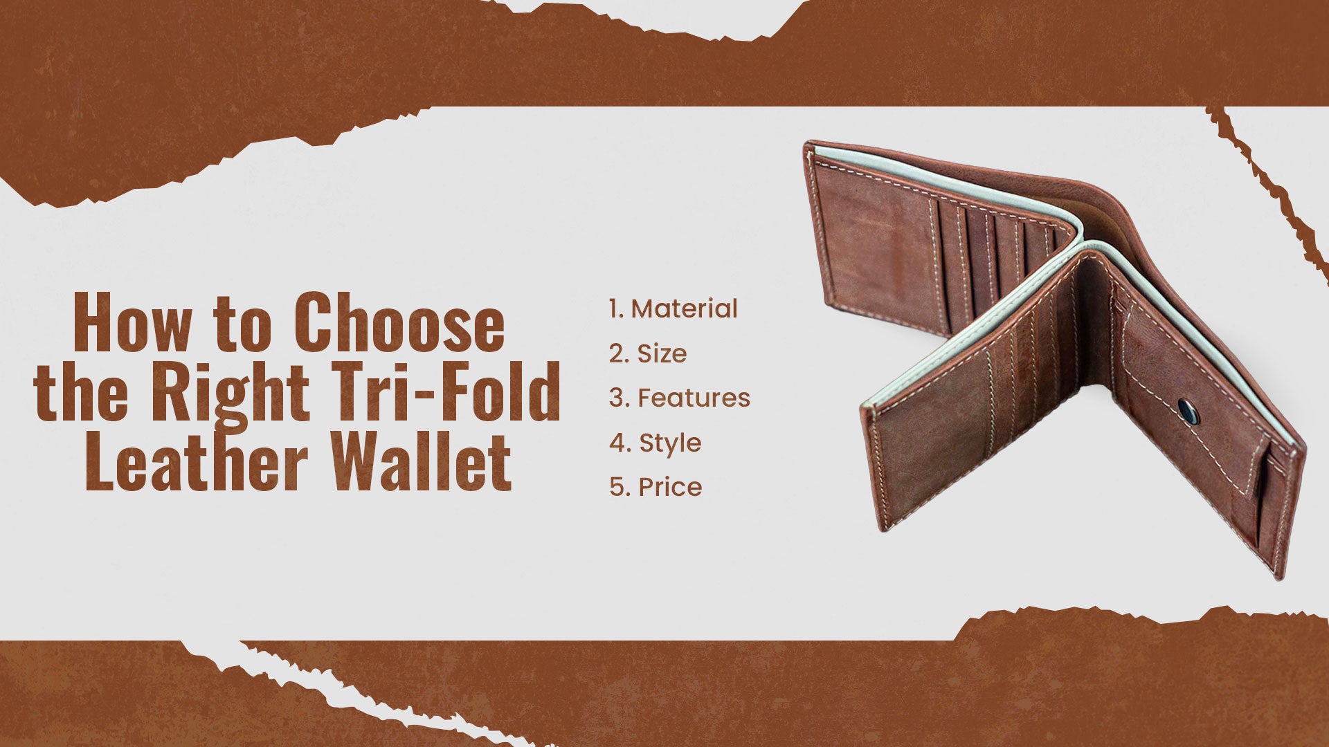 How to Choose the Right Tri-Fold Leather Wallet
