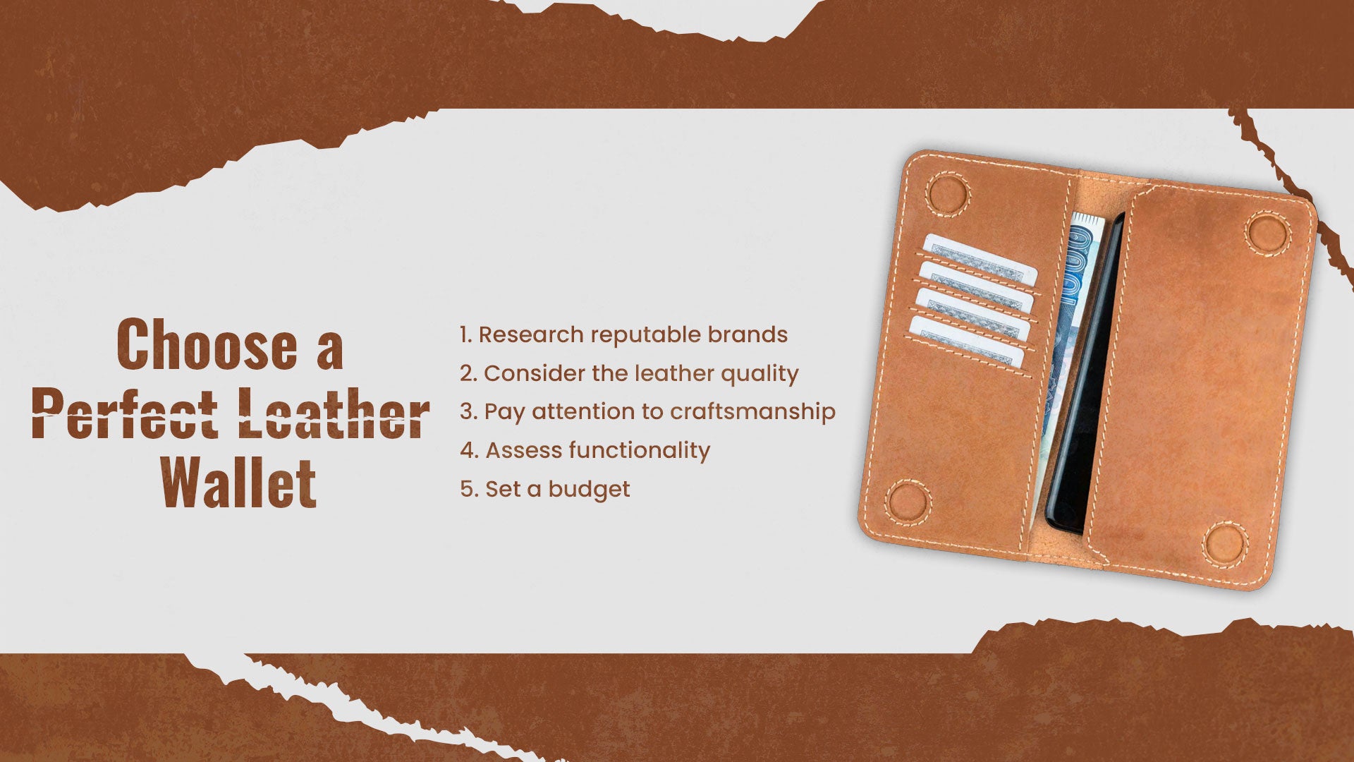 5 Tips to Choose a Perfect Leather Wallet Brand for Your New Wallet