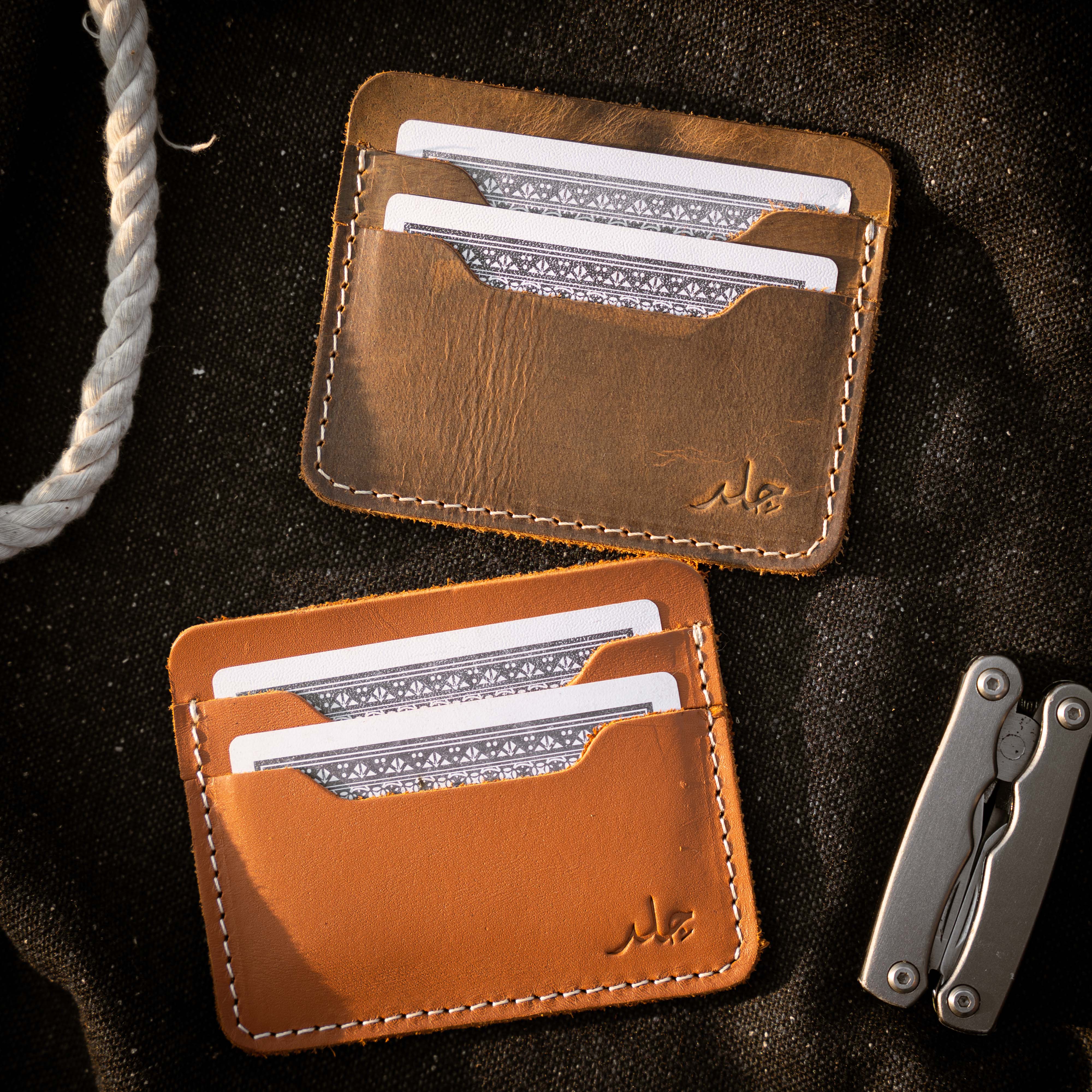 Leather Minimalist Wallet Slim & Stylish Everyday Collection – Jeld Craft