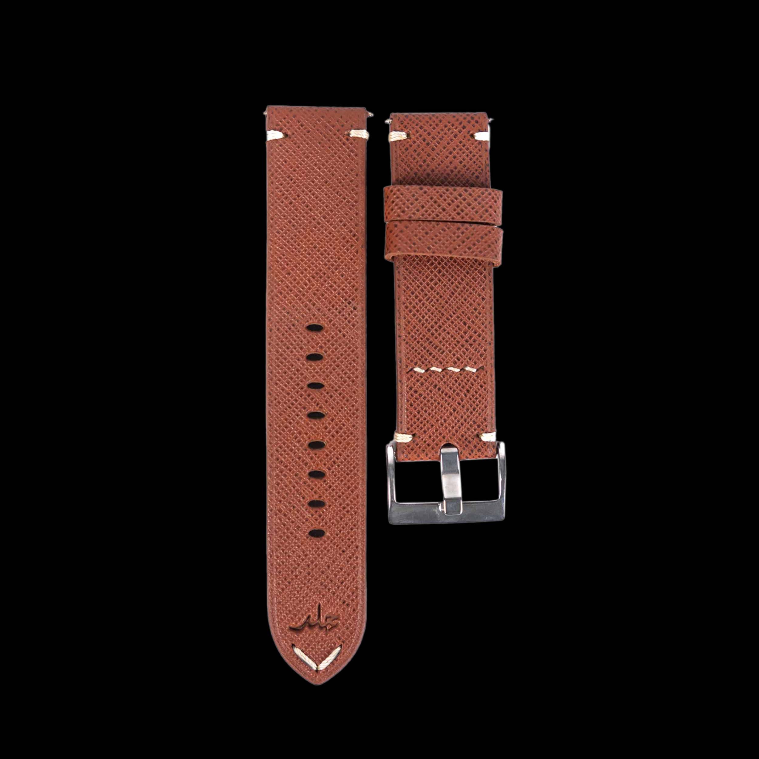 Buy leather Smartwatch 22mm Strap Online in Pakistan – Jeld Craft