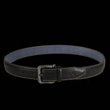 Aero Feather Edge Black - Hand Made Men's Leather Belt