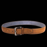 Aero Feather Edge Tan - Hand Made Men's Leather Belt