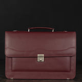 The Heritage Executive Briefcase | Premium Cowhide Leather