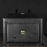Heritage Leather Briefcase – Onyx Black