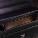 Heritage Leather Briefcase – Onyx Black