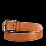 Feather Edge Tan - Leather Belt For Men