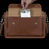 Laptag 14" - Leather Laptop Bag