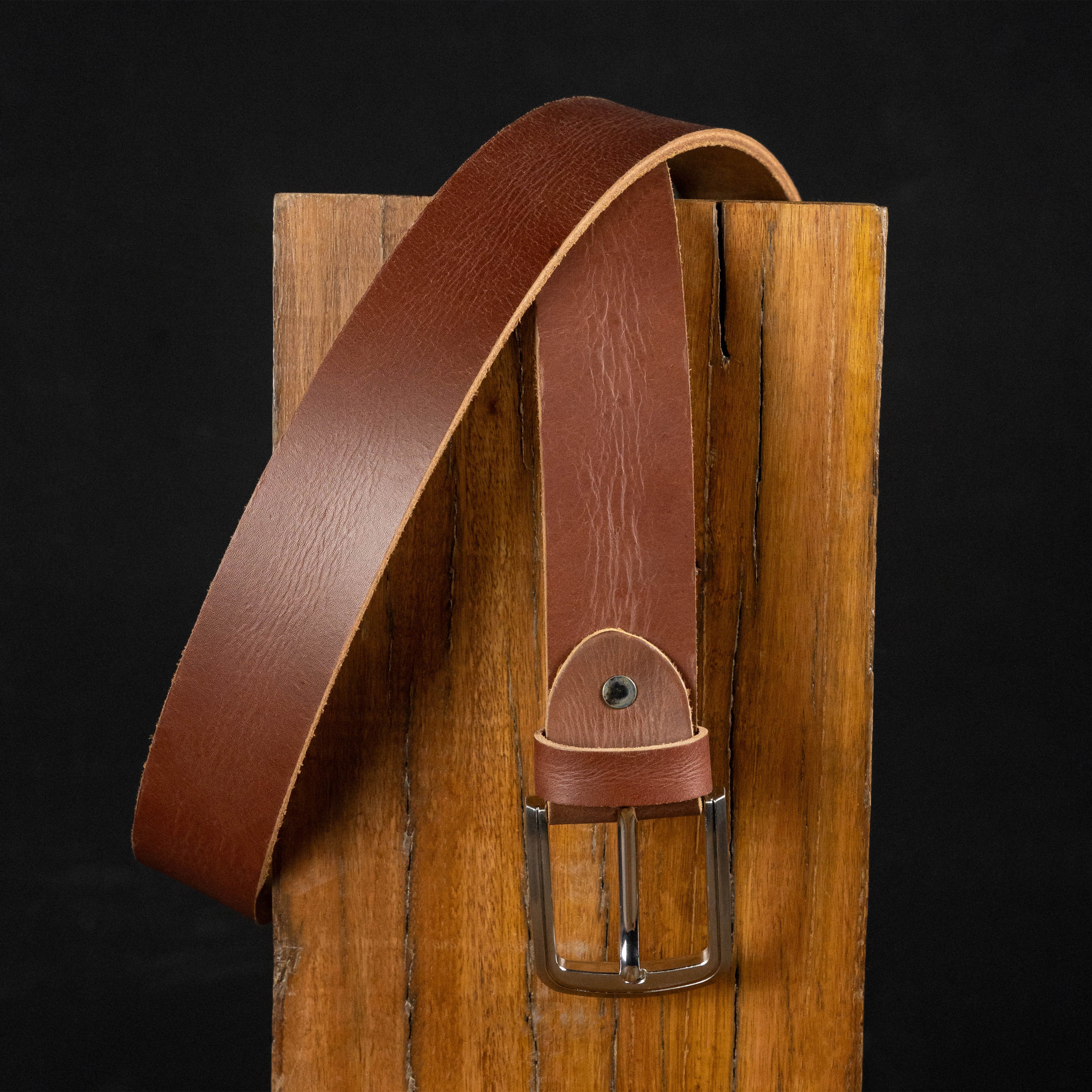 Roadie Berry - Leather Belt for Men